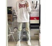 Sudadera con capucha para hombre en primavera y otoño, chaqueta versátil con estampado de letras sueltas y modernas, sudadera con capucha de manga larga para hombre, top informal M negro