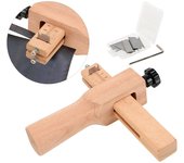 Herramientas de cuero ajustables Cortador de tiras de madera Cortador de correas de cuero Herramienta para cortar a mano para hacer cinturones de cuero