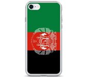 Funda iPhone - Afganistán - SE 2020 - Souple - Multicolore - Design Drapeau