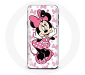 Funda para Samsung Galaxy S4 Minnie Mouse Cute Cartoon Rosa
