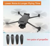 Dos pares de accesorios de tornillo de aire Mavic 3 de repuesto para Dron Mavic 3, repuestos de ventiladores ligeros para accesorios Mavic 3 One Size naranja