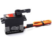 Servo Digital de 40KG, Servo de engranaje de Metal, alto par, resistente al agua para 1/8 1/10 RC, coche, camión, piezas de Robot 1pcs negro
