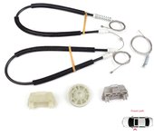 BWR397 Kit de reparación de elevalunas eléctrico delantero izquierdo para Ford Focus MK1 (versión norteamericana, 2000-2007, 4/5 puertas, 6S4Z5423201BA)