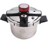 Olla a presión de 6L 80KPA Acero inoxidable 304 Olla a presión giratoria universal para cocina de gas L