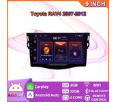 Radio para coche Android Carplay, reproductor de vídeo multimedia, navegación GPS para Toyota RAV4 2007-2012, unidad principal 2din 2+32 GB 2+32GB