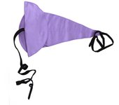 Paño de hisopo para clarinete, saxofón, tubo interior, tira de limpieza de gamuza para el mantenimiento y cuidado de instrumentos de viento púrpura