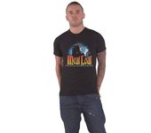 Meat Loaf Camiseta de algodón unisex para adultos L negro