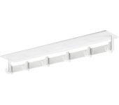 Yamazaki Jitsugyo Gancho Magnético para Campana Extractora Blanco Aprox.. W28XD5XH3.5cm Plato Herramienta de Cocina Gancho Gancho Móvil 4841
