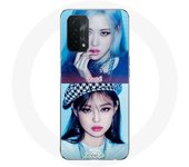 Coque pour Oppo A54 5G Blackpink Groupe K-pop Filles Jennie et Rosé Lovesick girls poster the album