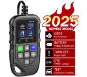 YM119 Escáner OBDII para leer información del vehículo en varios idiomas, borrar/borrar códigos, funciona con todos los automóviles, lector de códigos OBD2, herramienta de diagnóstico automático para automóviles YM119 Black