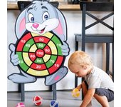 Tablero de dardos, juego deportivo de diana, juguetes para niños de 4 a 6 años, juguete para exteriores Montessori, pelota adhesiva para niños de interior, regalo para niñas.