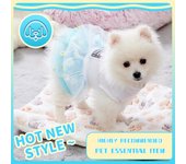 Vestidos para perros, vestido de princesa para fiesta de mascotas, vestido con Perfume de ensueño para niñas, perros, vestidos de boda para perros, faldas, vestido para Gato, Chihuahua XS azul