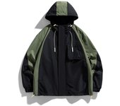 Mono japonés para hombre, ropa de abrigo para deportes al aire libre, chaqueta rígida de colores a juego, abrigo impermeable a prueba de viento, marea M