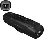Grabadora de conducción MAXWIN para motocicleta y bicicleta, 2 cámaras delanteras y traseras, grabación simultánea, WiFi, 2 millones de píxeles, Full HD, señal LED, compatible con IPX4 negro