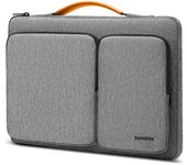 Funda para portátil con protección de 360 grados compatible con MacBook Pro de 13 pulgadas, MacBook Air de 13 pulgadas, iPad Pro de 13 pulgadas, Surface Laptop de 7 pulgadas, maletín para portátil gris