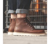 2024 Nuevas botas de invierno de piel de vaca 2024 Zapatos de otoño con cordones de cuero para hombre 2024 Botas de trabajo de tacón plano con cabeza redonda para exteriores británicas retro 39 marrón
