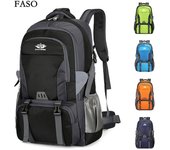 Mochilas de viaje Bolsa de escalada impermeable al aire libre Mochila de equitación Bolsa de deportes para hombre y mujer negro