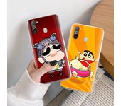 Funda de TPU con diseño de Crayon Shin Chan para iPhone XR 7 8 14 15 11 12 13 X XS Pro Max Xiaomi Redmi 13C Note 9 Samsung A22 S23 S24 Ultra Plus VIVO iPhone 11 Pro Max aero