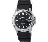 Casio Standard Analog Resin Strap Black Dial Quartz MTP-VD01-1E MTPVD01-1E Reloj Hombre negro