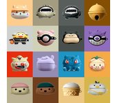 Funda de silicona con dibujos animados para Galaxy Buds FE, funda protectora para auriculares inalámbricos Samsung Buds 2 Live Pro Galaxy Buds2