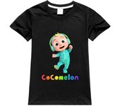 Cocomelon Niños Camiseta Niño Niña Tops de Dibujos Animados Linda Bebé Algodón Camisetas Ropa de Verano Camisetas de Moda para Niños Top Disfraz 100