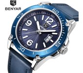 Relojes BENYAR de cuarzo para hombre, reloj de lujo de marca superior, reloj informal para hombre, relojes deportivos resistentes al agua, movimiento japonés