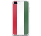 Funda iPhone - Hongrie - Drapeau - Souple - Multicolore - Compatible iPhone 7 Plus