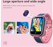 Reloj inteligente LT21 4G para niños, reloj inteligente con videollamadas para niños y niñas, reloj inteligente resistente al agua IP67 color rosa
