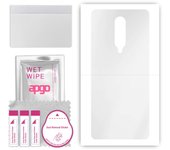 apgo Ultra Clear Protective Skin Sticker for the back compatible with OnePlus 8 5G UW, Wrap Film, Hydrogel Film, Flexible, Soft TPU with positioning l