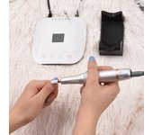 Kit de taladro de uñas, taladro eléctrico para uñas, kit de pulido, bolígrafo para taladro de uñas de 35000 RPM, lima de uñas para manicura EU Plug varios colores