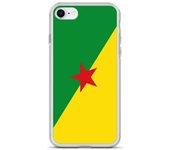 Funda iPhone - Drapeau Guyane - iPhone 6 S - Souple - Protección completa - Multicolor