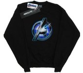 Marvel Boys Avengers Endgame Sudadera con logo brillante 12-13 negro