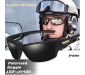 Nuevas gafas de sol polarizadas para hombres, Europa y América, gafas para deportes al aire libre, gafas de sol para ciclismo, gafas de sol para ciclismo azul