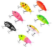 Deep Diving Bionic Bait 3D Printed Plastic Hard Crank lure 2024 2Segment Fishing Lures D