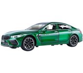 Juguete modelo de coche fundido a presión M8 a escala 1/24, vehículo de juguete extraíble con sonido y luz para niños pequeños y niñas, colección de regalos 1/24- 21x8.5x6.5cm verde