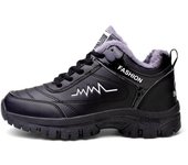 Botas de senderismo impermeables para exteriores, zapatos de invierno para hombre y mujer, zapatos para caminar, escalar, senderismo, botas deportivas de montaña, zapatillas de caza para hombre 5.5 blanco negro