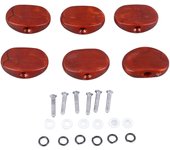 6 botones de afinación de guitarra, perillas de clavija de afinación de plástico, cabezal de máquina para guitarras acústicas y eléctricas. café