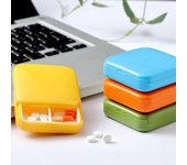 Cajas de medicinas, pastillero portátil, caja para tableta, contenedor, soporte de almacenamiento, bolsillo verde