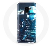 Coque pour Samsung Galaxy A8 Plus Formule 1 Valtteri Bottas Pilote de F1 Noir