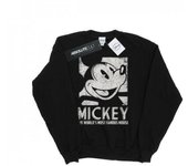 Disney Sudadera más famosa de Mickey Mouse para hombre L negro