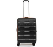 Maleta SECURITECH 67L 66cm 2 años de garantía, cierre TSA, extensión, funda de transporte, importación oficial, d00400581000, color negro [DELSEY PARIS] [DELSEY PARIS] negro
