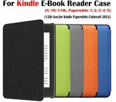 10/11th Generation 6-6.8 inch e-Reader Case Smart Funda for Kindle Paperwhite 1/2/3/4/5 KPW 2024 7inch 12th azul claro
