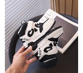 Zapatos deportivos para niños, zapatos de tablero para niños y niñas, nuevas de cuero para otoño e invierno, zapatos de algodón para niños 26 negro