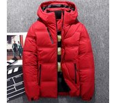 Chaqueta de invierno para hombre, prendas de vestir con plumón de pato blanco, Parka, abrigo cálido, Veste Homme Vinter Jakke S negro
