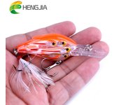 HENGJIA 5pcs  Crankbait Swim Bait 8fishes Plastic Bionic Wobbler Fishing Tackle Fishing Shads