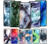 Funda de teléfono con diseño de mármol y pintura al pincel para Xiaomi 14, 13T, 12T Pro, 12, 13, 11 Ultra, Mi Note 10 Lite, 10T, 5G, 11X Pro, 11T, 11i y 9T Mi Note 10 Lite