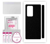 apgo Protective Skin Sticker for the back compatible with Huawei Mate X2, Wrap Film, Foil, Vinyl - Pattern Matte Black