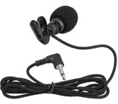 Mini micrófono condensador de solapa portátil con Clip, manos libres, conector TS de 3,5mm para ordenador, PC, altavoz amplificador de voz portátil negro