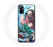 Coque pour Oppo A53 Tanjiro et Nezuko Demon Slayer Kimetsu no Yaiba Anime