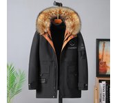 Chaqueta acolchada de invierno para hombre, talla grande 9XL 10XL, abrigo con cuello de piel, parkas largas y gruesas con capucha, prendas de vestir exteriores 10XL